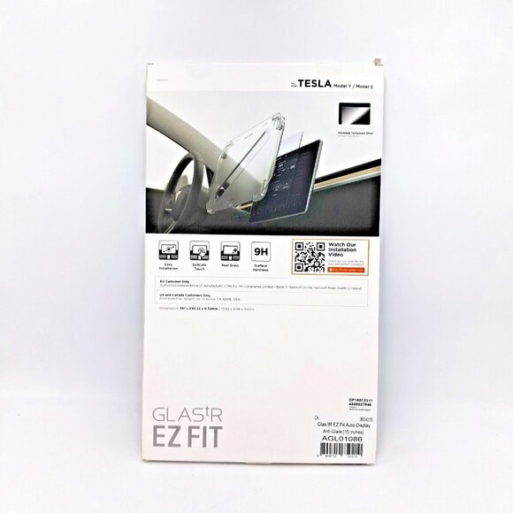 Tesla Model Y GLAStR EZ FIT Display Console Glass-Tempered-Anti-Glare-Spigen - Picture 8 of 9